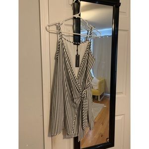 Cotton On Striped Tie Dress